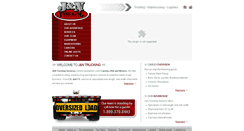 Desktop Screenshot of jntrucking.com